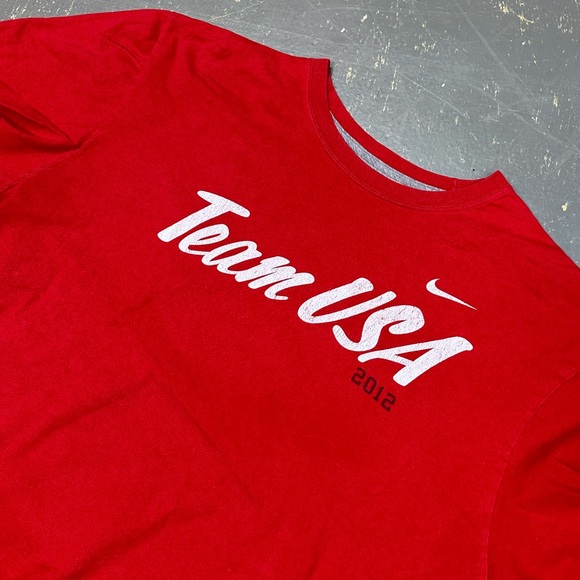 Nike Team USA 2012 London Olympics Just Do It Shirt Red XL - Picture 3 of 7